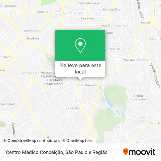 Centro Médico Conceição mapa