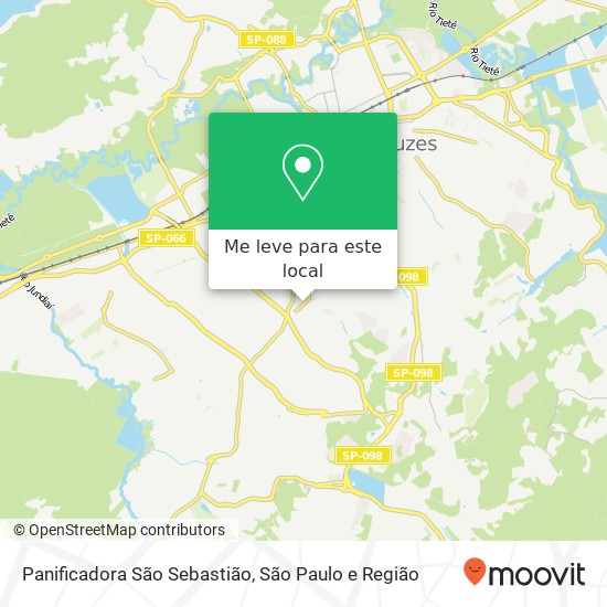 Panificadora São Sebastião, Avenida Henrique Eroles Mogi das Cruzes Mogi das Cruzes-SP 08730-590 mapa
