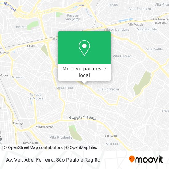 Av. Ver. Abel Ferreira mapa