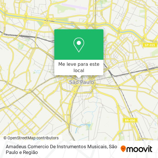 Amadeus Comercio De Instrumentos Musicais mapa