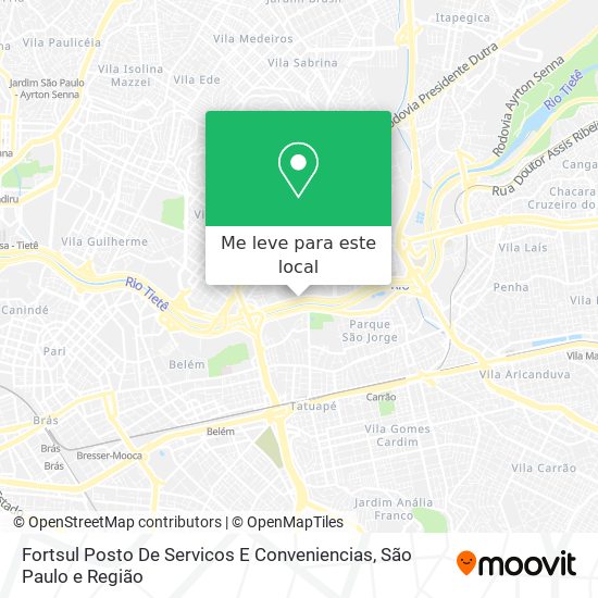 Fortsul Posto De Servicos E Conveniencias mapa