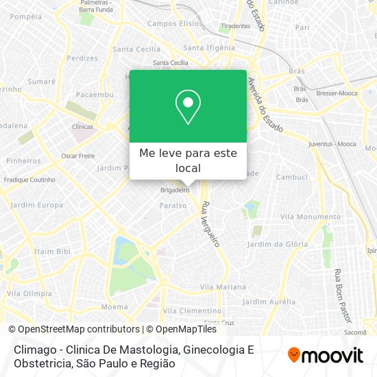 Climago - Clinica De Mastologia, Ginecologia E Obstetricia mapa