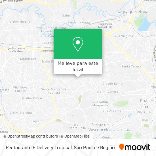 Restaurante E Delivery Tropical mapa