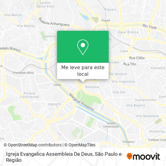 Igreja Evangelica Assembleia De Deus mapa