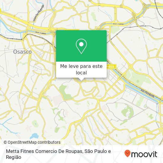 Metta Fitnes Comercio De Roupas, Avenida Leão Machado, 100 Jaguaré São Paulo-SP 05328-020 mapa