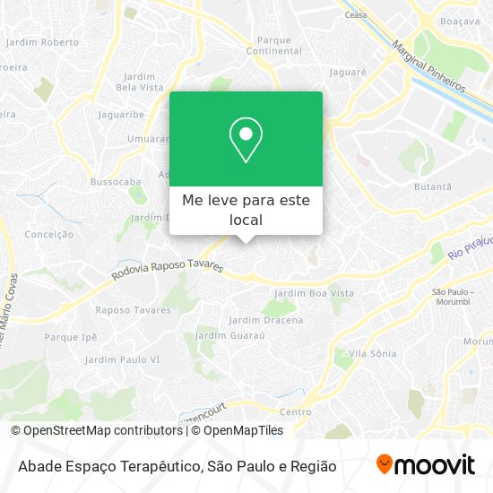 Abade Espaço Terapêutico mapa