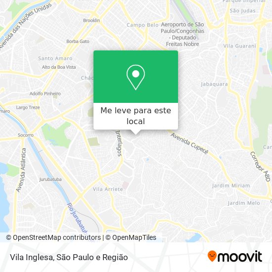 Vila Inglesa mapa
