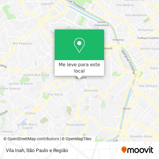 Vila Inah mapa