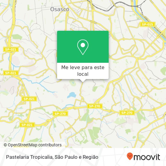Pastelaria Tropicalia, Avenida Prestes Maia, 241 Rio Pequeno São Paulo-SP 06040-017 mapa