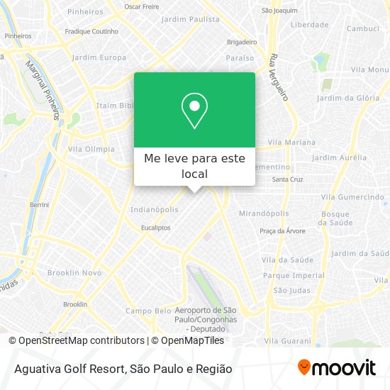 Aguativa Golf Resort mapa