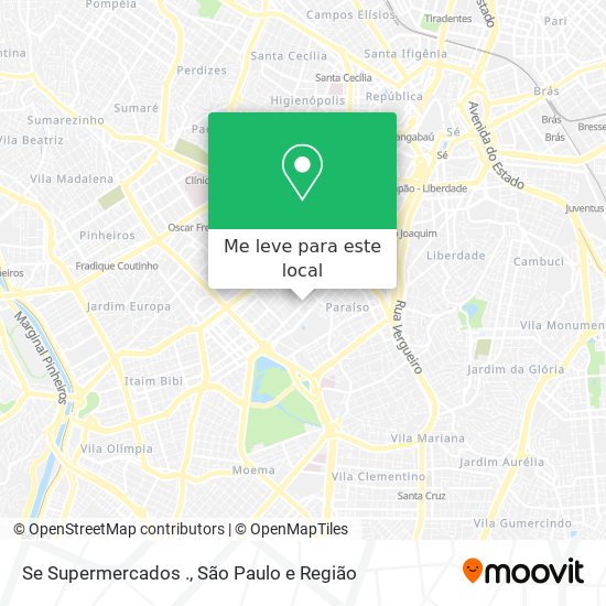 Se Supermercados . mapa