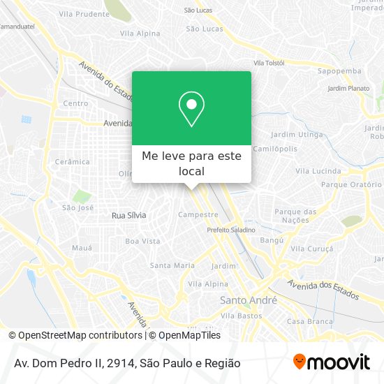 Av. Dom Pedro II, 2914 mapa