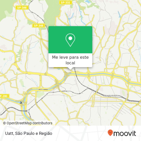 Uatt, Pirituba São Paulo-SP mapa