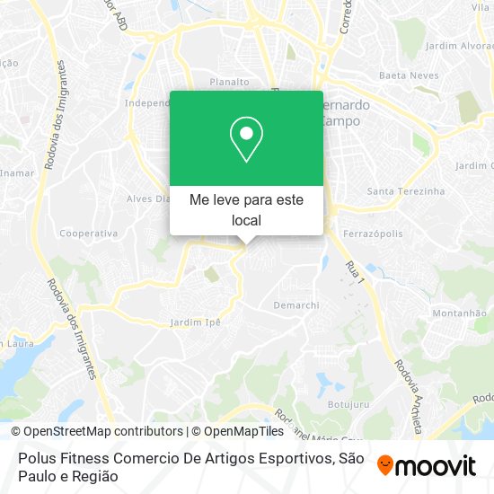 Polus Fitness Comercio De Artigos Esportivos mapa