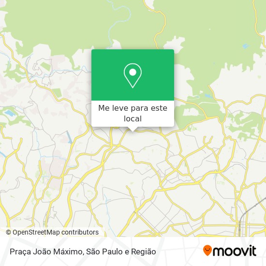 Praça João Máximo mapa