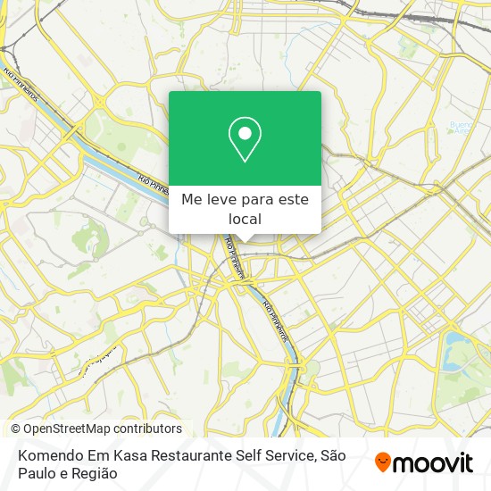 Komendo Em Kasa Restaurante Self Service mapa