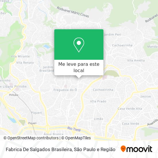 Fabrica De Salgados Brasileira mapa
