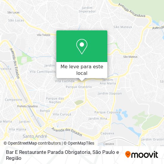 Bar E Restaurante Parada Obrigatoria mapa