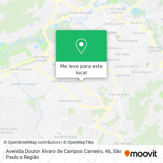 Avenida Doutor Álvaro de Campos Carneiro, 46 mapa