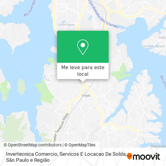 Invertecnica Comercio, Servicos E Locacao De Solda mapa