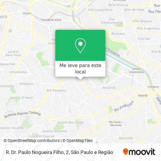 R. Dr. Paulo Nogueira Filho, 2 mapa