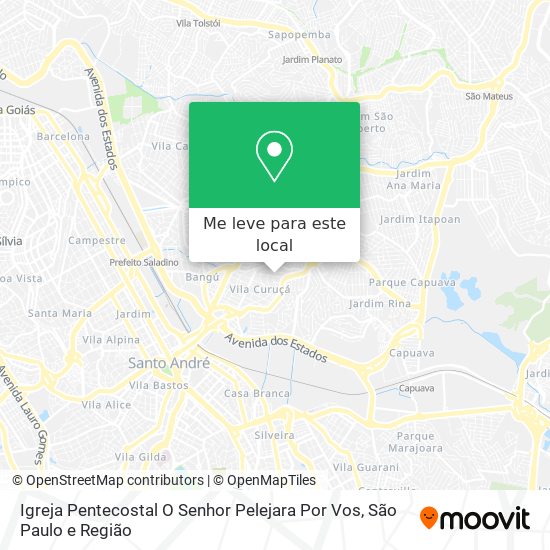 Igreja Pentecostal O Senhor Pelejara Por Vos mapa