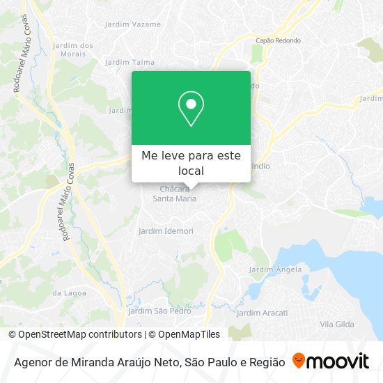 Agenor de Miranda Araújo Neto mapa
