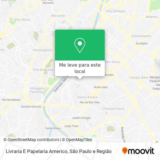 Livraria E Papelaria Americo mapa