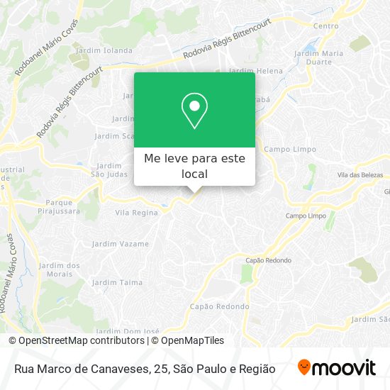 Rua Marco de Canaveses, 25 mapa