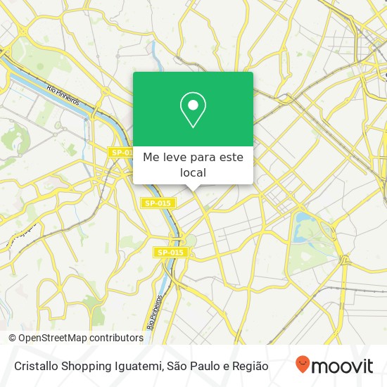 Cristallo Shopping Iguatemi, Avenida Brigadeiro Faria Lima, 2232 Pinheiros São Paulo-SP 01451-000 mapa