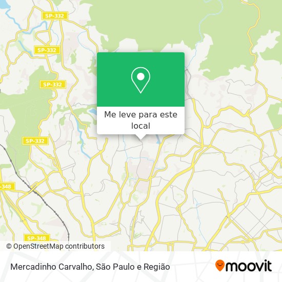 Mercadinho Carvalho mapa