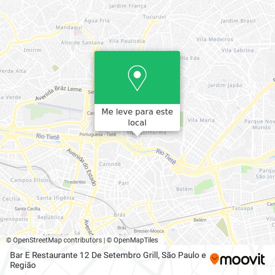 Bar E Restaurante 12 De Setembro Grill mapa