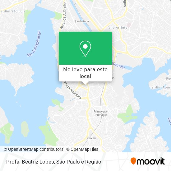Profa. Beatriz Lopes mapa