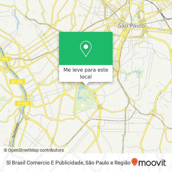 Sl Brasil Comercio E Publicidade, Avenida Pedro Álvares Cabral, 201 Moema São Paulo-SP 04094-050 mapa