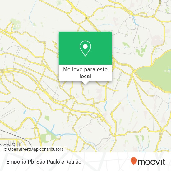 Emporio Pb, Rua Artur Montenegro, 16 Sapopemba São Paulo-SP 03921-050 mapa