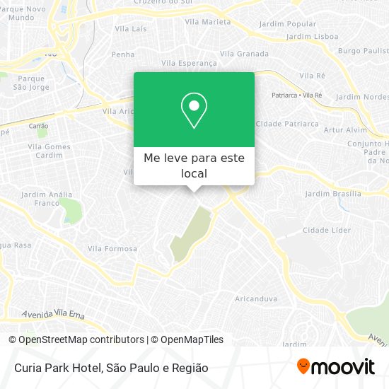 Curia Park Hotel mapa