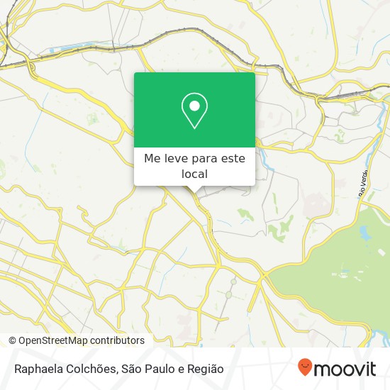 Raphaela Colchões, Avenida Aricanduva Cidade Líder São Paulo-SP 03930-110 mapa