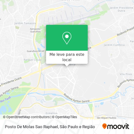 Posto De Molas Sao Raphael mapa