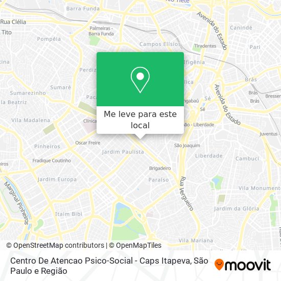 Centro De Atencao Psico-Social - Caps Itapeva mapa