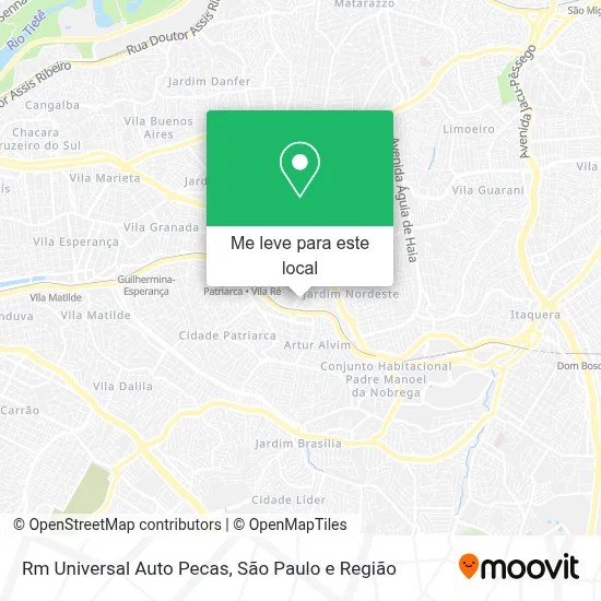 Rm Universal Auto Pecas mapa