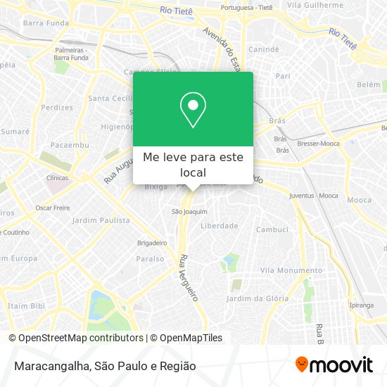 Maracangalha mapa