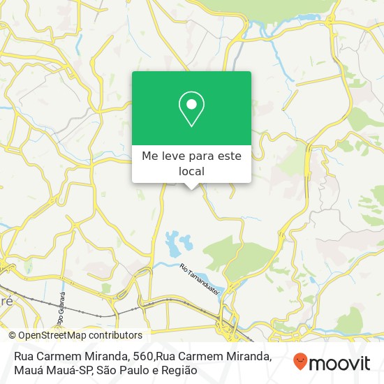 Rua Carmem Miranda, 560,Rua Carmem Miranda, Mauá Mauá-SP mapa