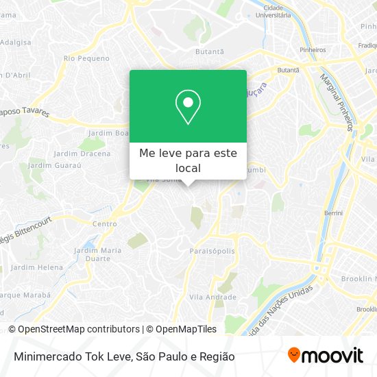 Minimercado Tok Leve mapa