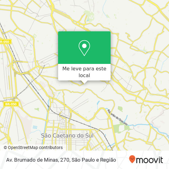 Av. Brumado de Minas, 270 mapa