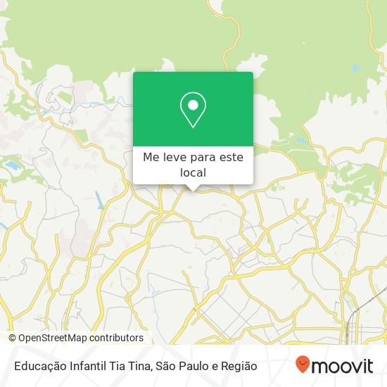 Educação Infantil Tia Tina, Rua Madrigais Cachoeirinha São Paulo-SP 02614-110 mapa