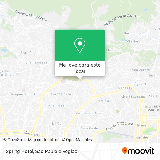 Spring Hotel mapa