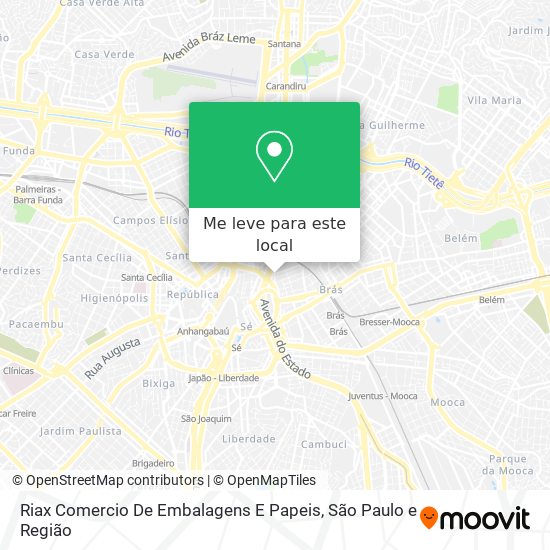 Riax Comercio De Embalagens E Papeis mapa