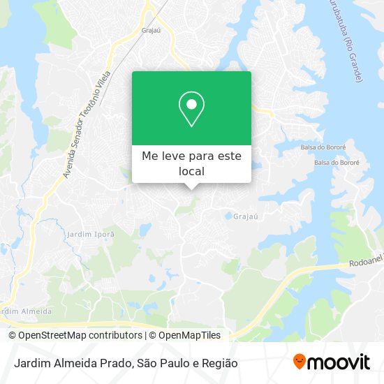Jardim Almeida Prado mapa