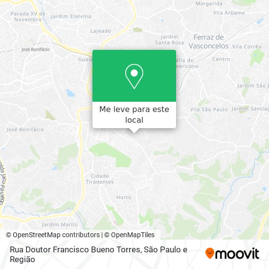 Rua Doutor Francisco Bueno Torres mapa