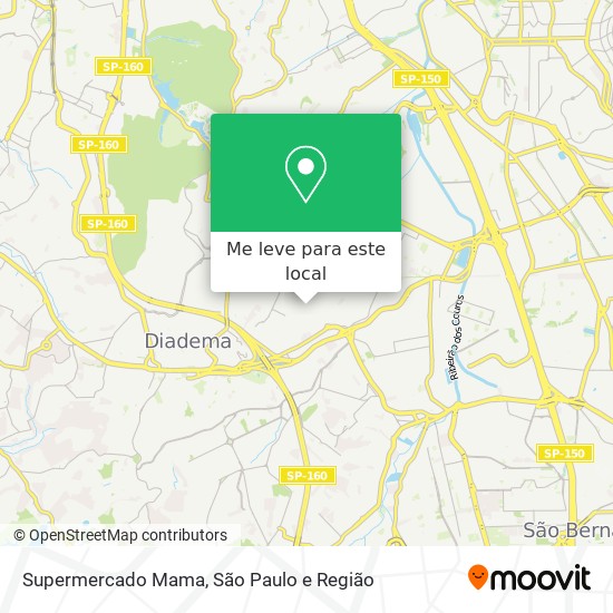 Supermercado Mama mapa